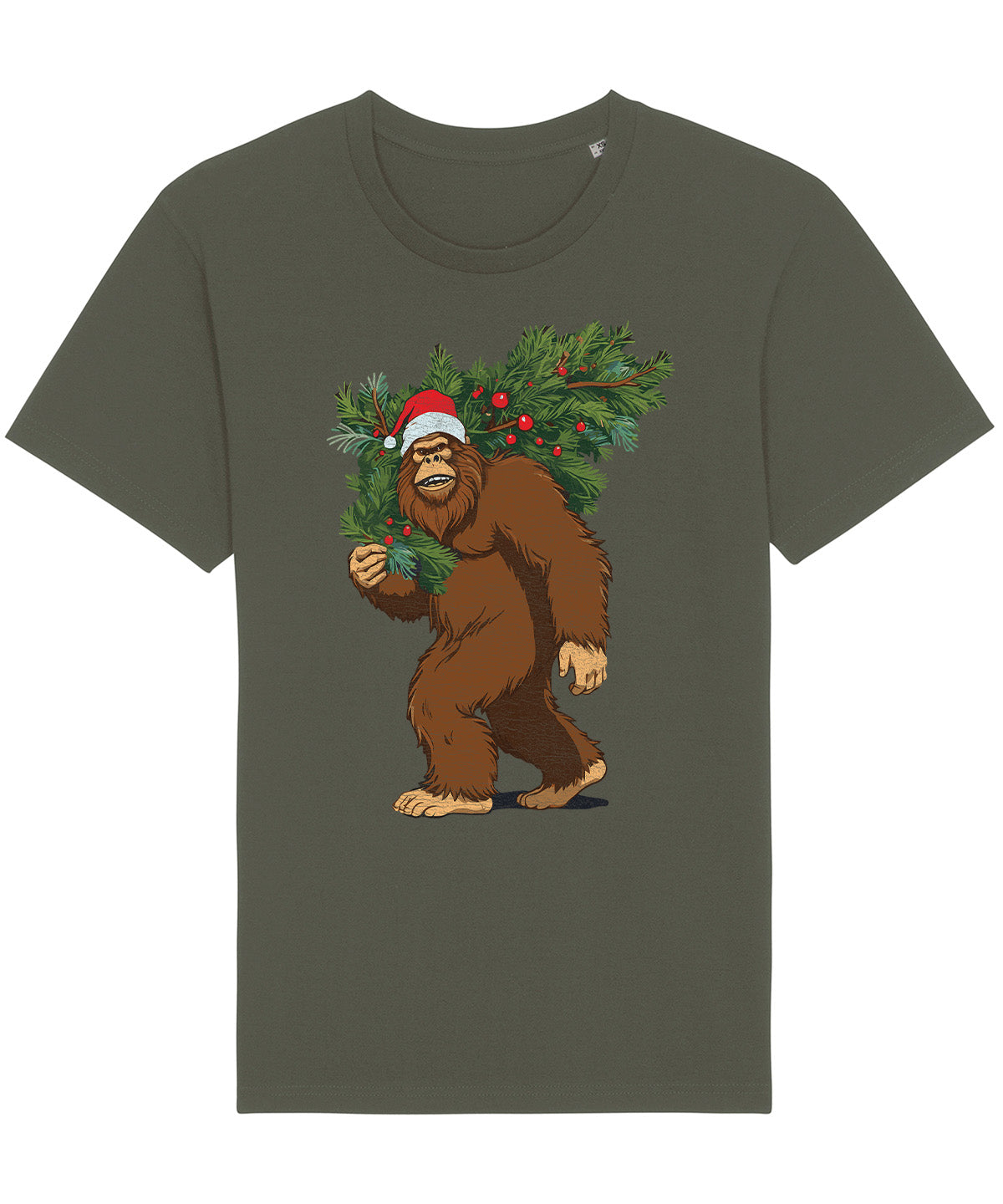 Bigfoot Christmas | Vintage Christmas Rocker T-Shirt