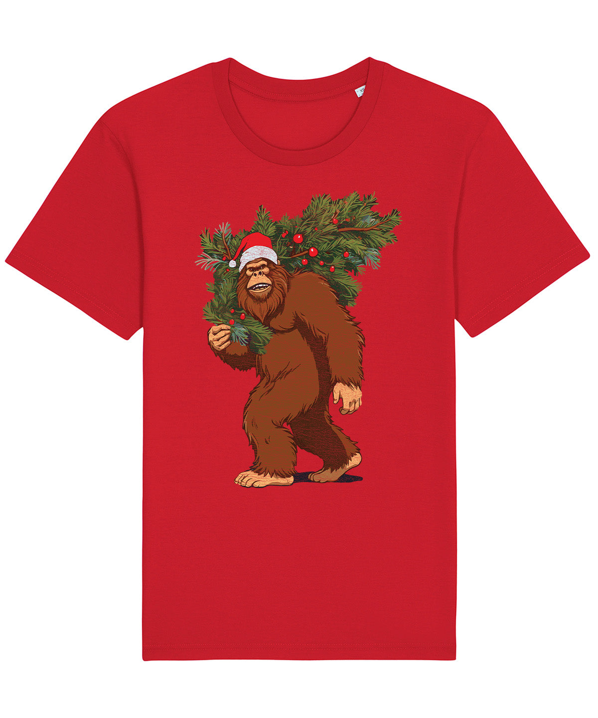 Bigfoot Christmas | Vintage Christmas Rocker T-Shirt