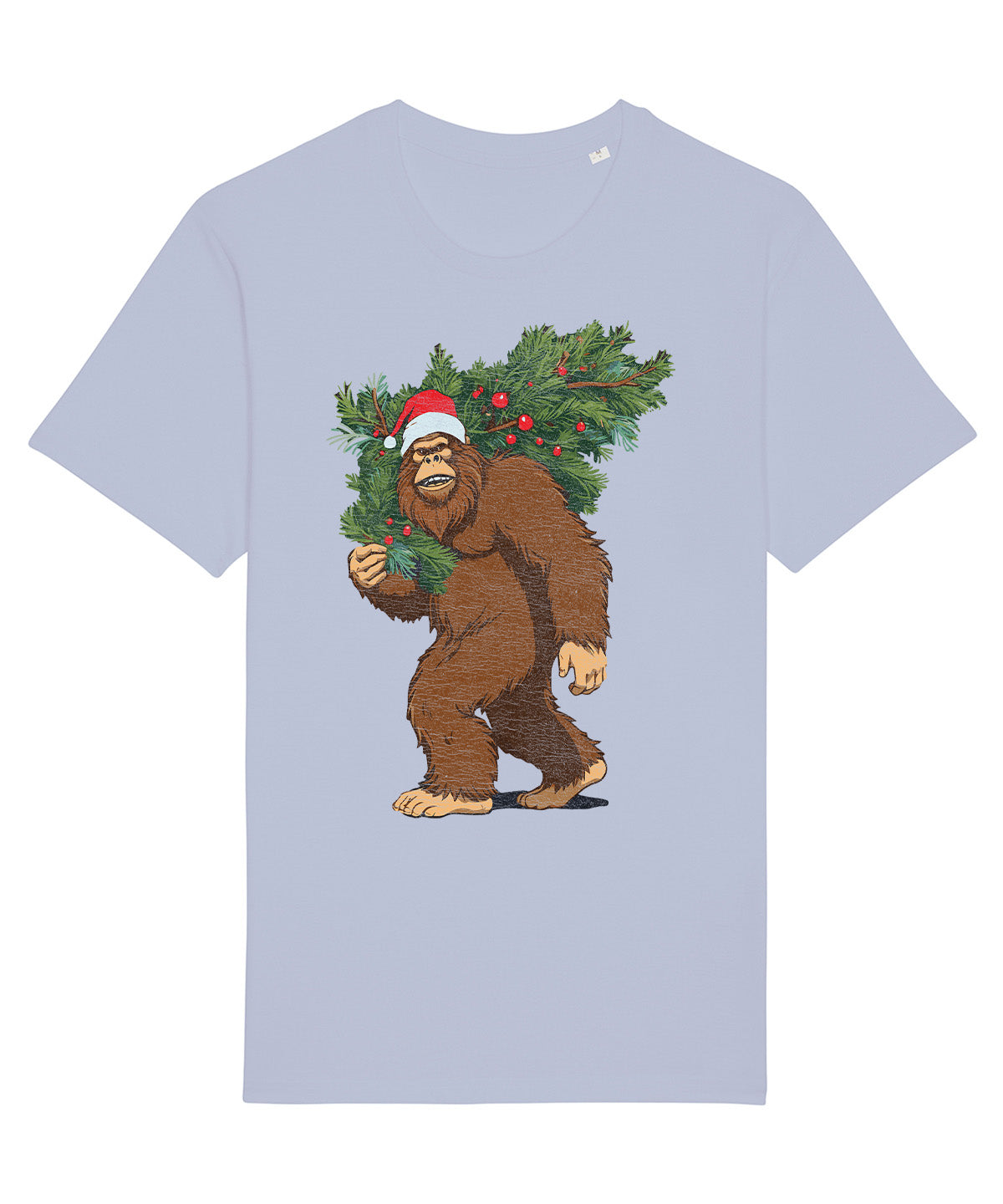 Bigfoot Christmas | Vintage Christmas Rocker T-Shirt