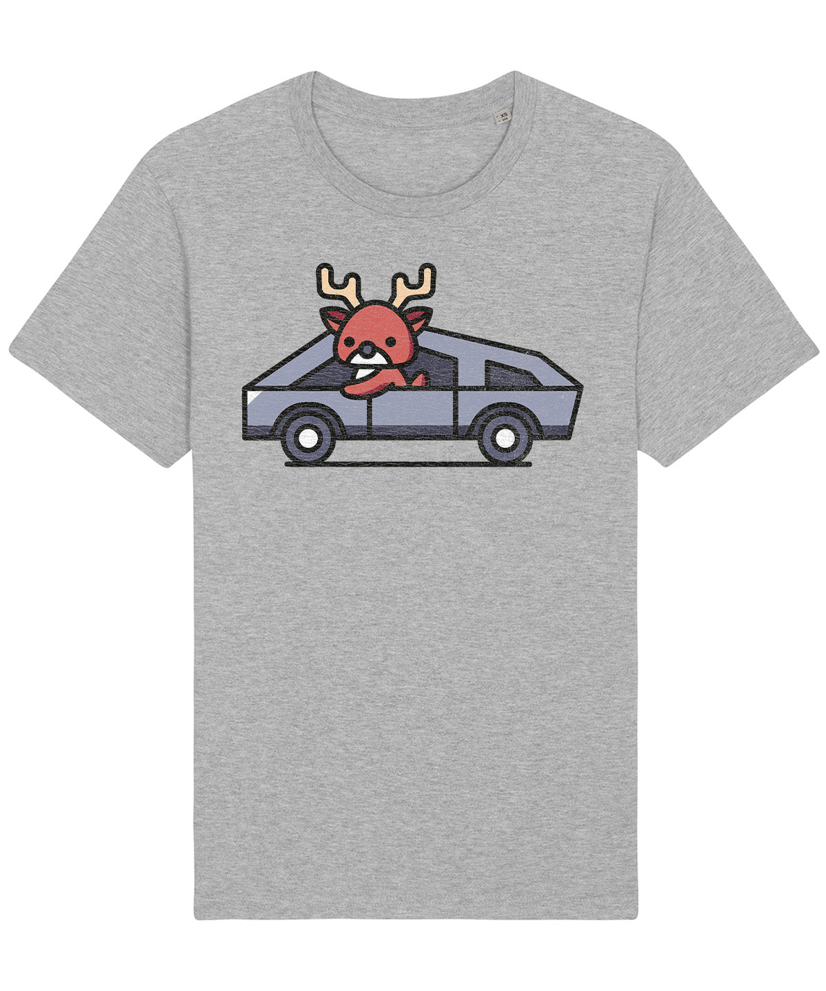 Cybertruck Reindeer | Vintage Christmas Rocker T-Shirt