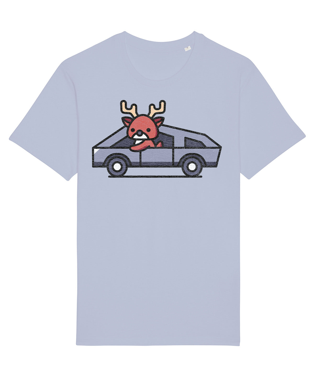 Cybertruck Reindeer | Vintage Christmas Rocker T-Shirt