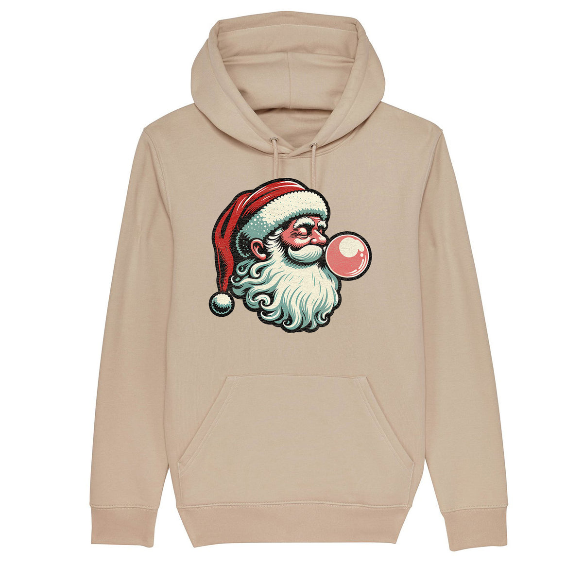 Bubblegum Santa | Vintage Rocker Hoodie