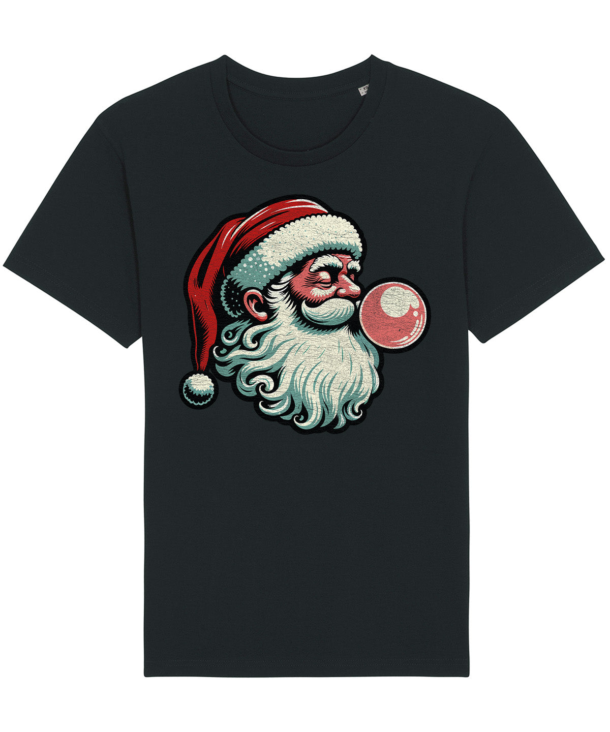 Santa Bubblegum | Vintage Christmas Rocker T-Shirt