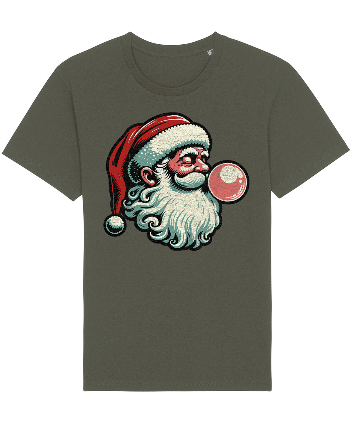 Santa Bubblegum | Vintage Christmas Rocker T-Shirt