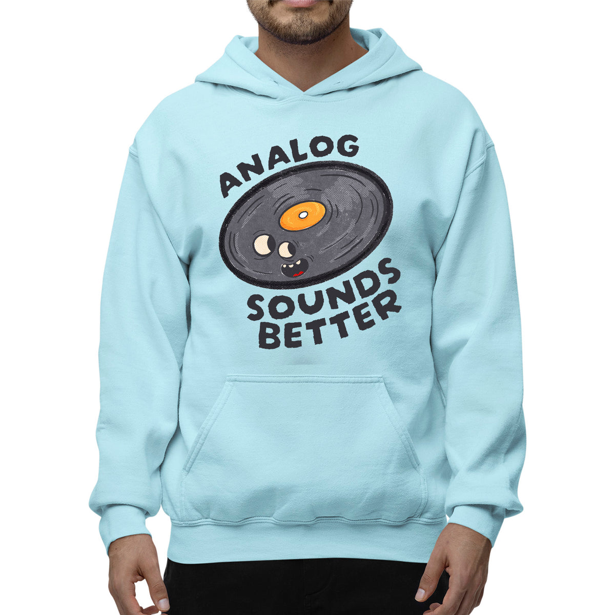 Analog Sounds Better Unisex Adult Hoodie