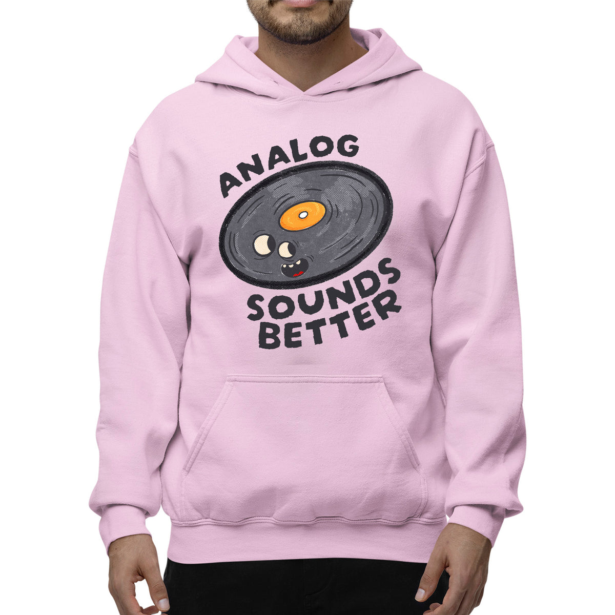 Analog Sounds Better Unisex Adult Hoodie