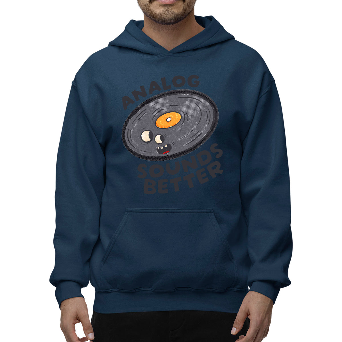 Analog Sounds Better Unisex Adult Hoodie