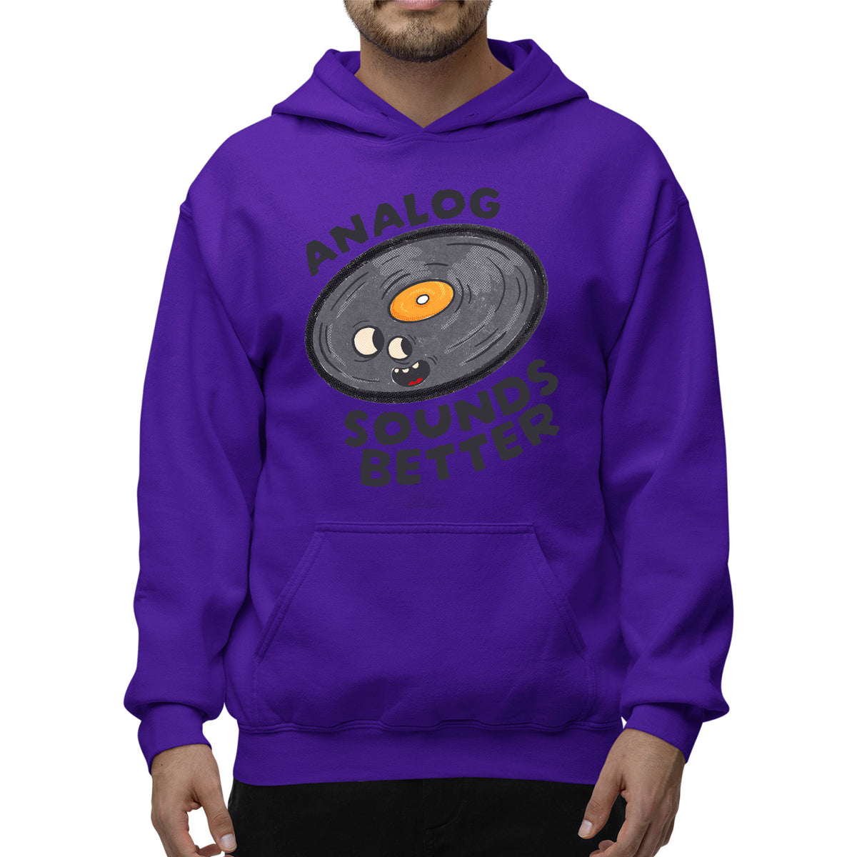 Analog Sounds Better Unisex Adult Hoodie