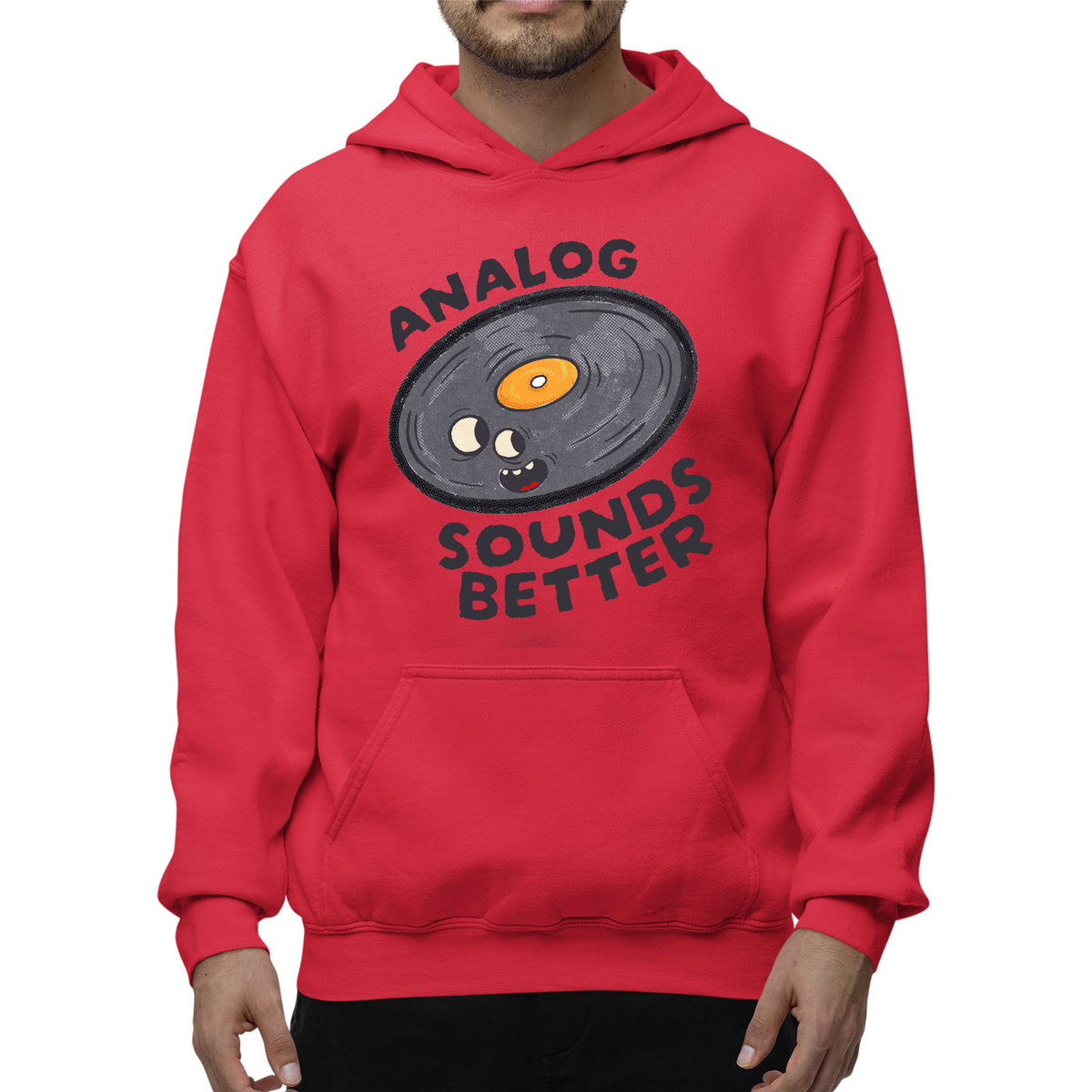 Analog Sounds Better Unisex Adult Hoodie