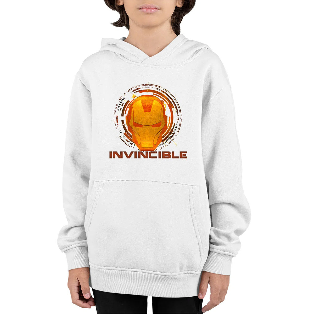 Invincible Iron Man Avengers | Kids Pullover Hoodie Chroma Clothing