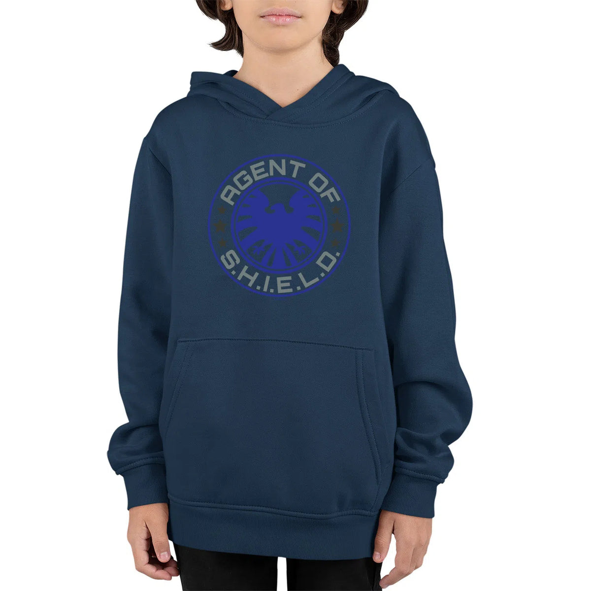 Agents Of Shield Avengers | Kids Pullover Hoodie Chroma Clothing