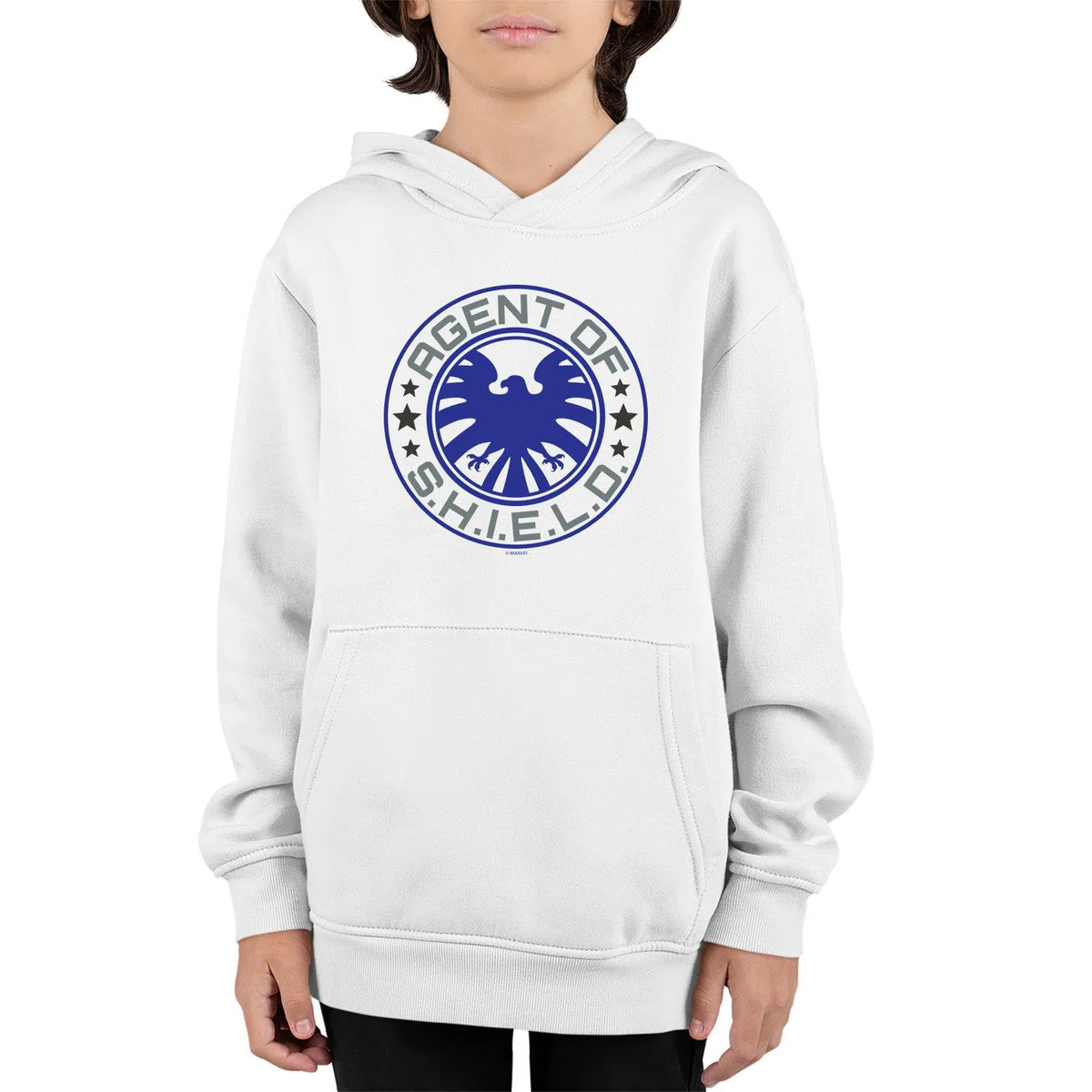 Agents Of Shield Avengers | Kids Pullover Hoodie Chroma Clothing