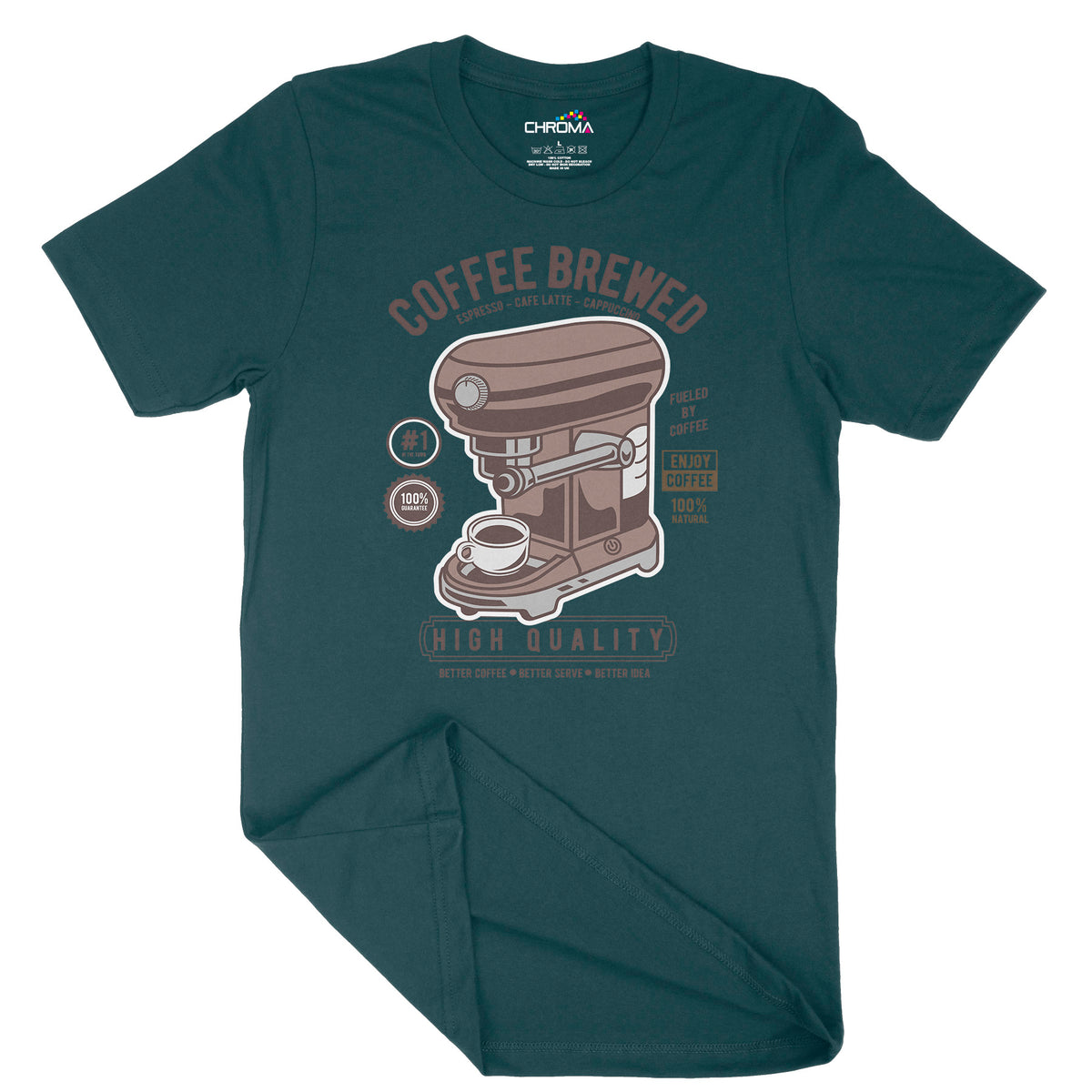 Coffee Brewed | Vintage Adult T-Shirt | Classic Vintage Clothing Chroma Clothing