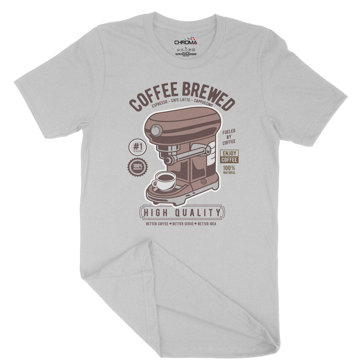 Coffee Brewed | Vintage Adult T-Shirt | Classic Vintage Clothing Chroma Clothing