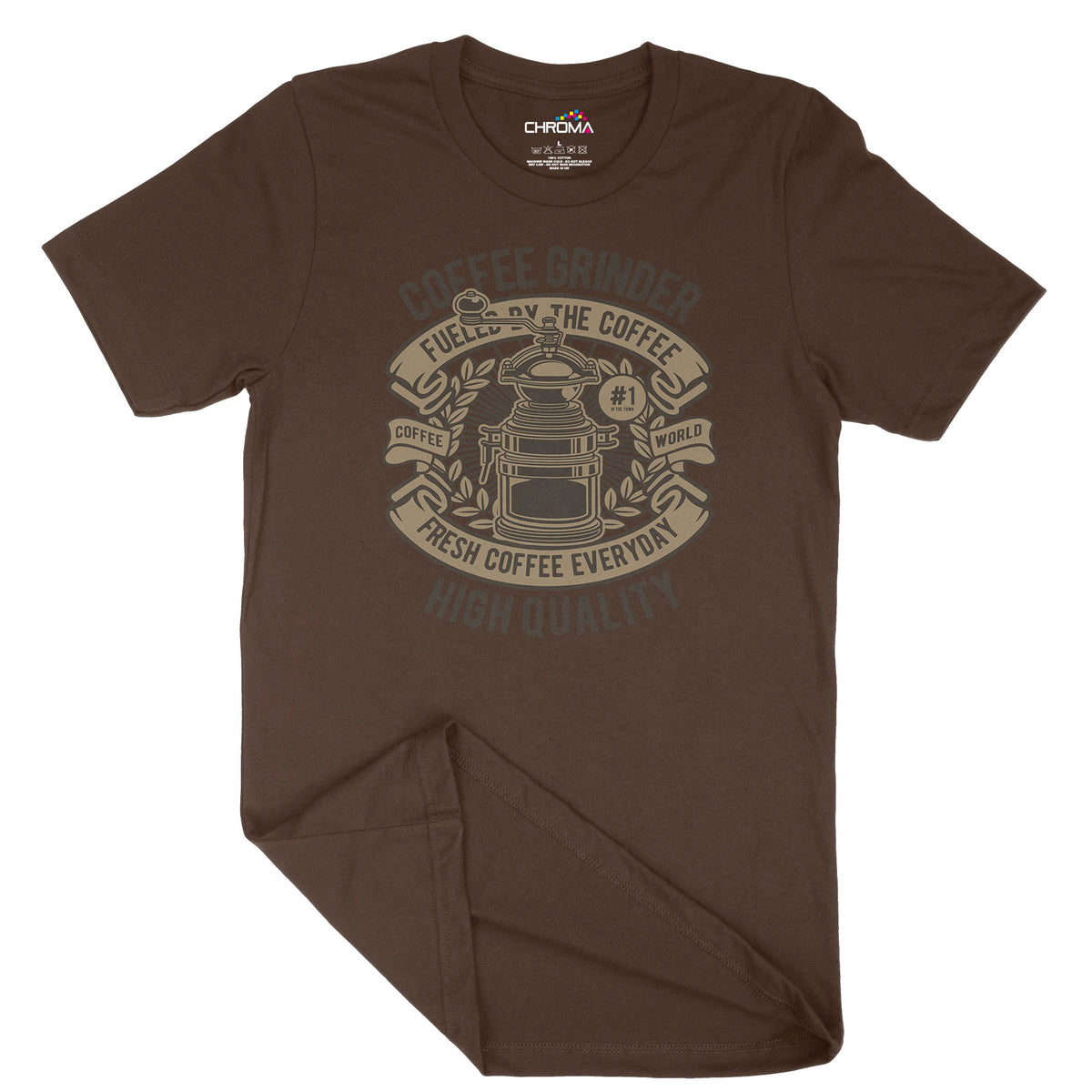 Coffee Grinder | Vintage Adult T-Shirt | Classic Vintage Clothing Chroma Clothing