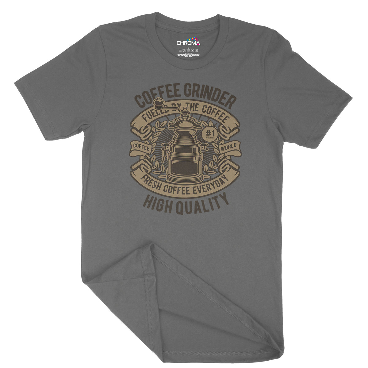 Coffee Grinder | Vintage Adult T-Shirt | Classic Vintage Clothing Chroma Clothing