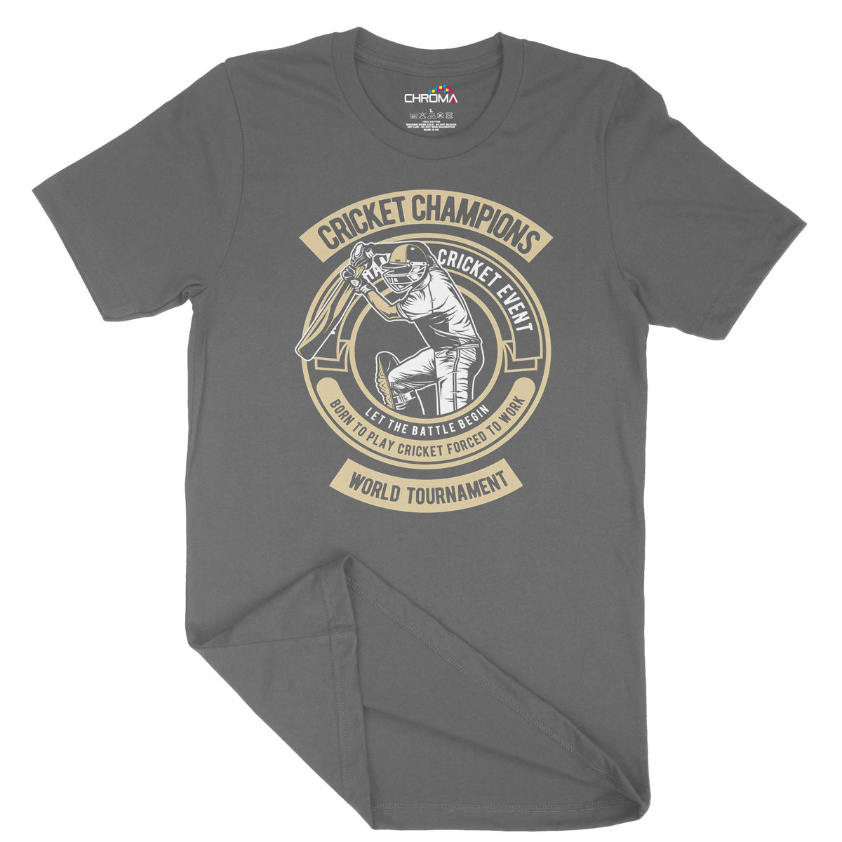 Cricket Champions | Vintage Adult T-Shirt | Classic Vintage Clothing Chroma Clothing