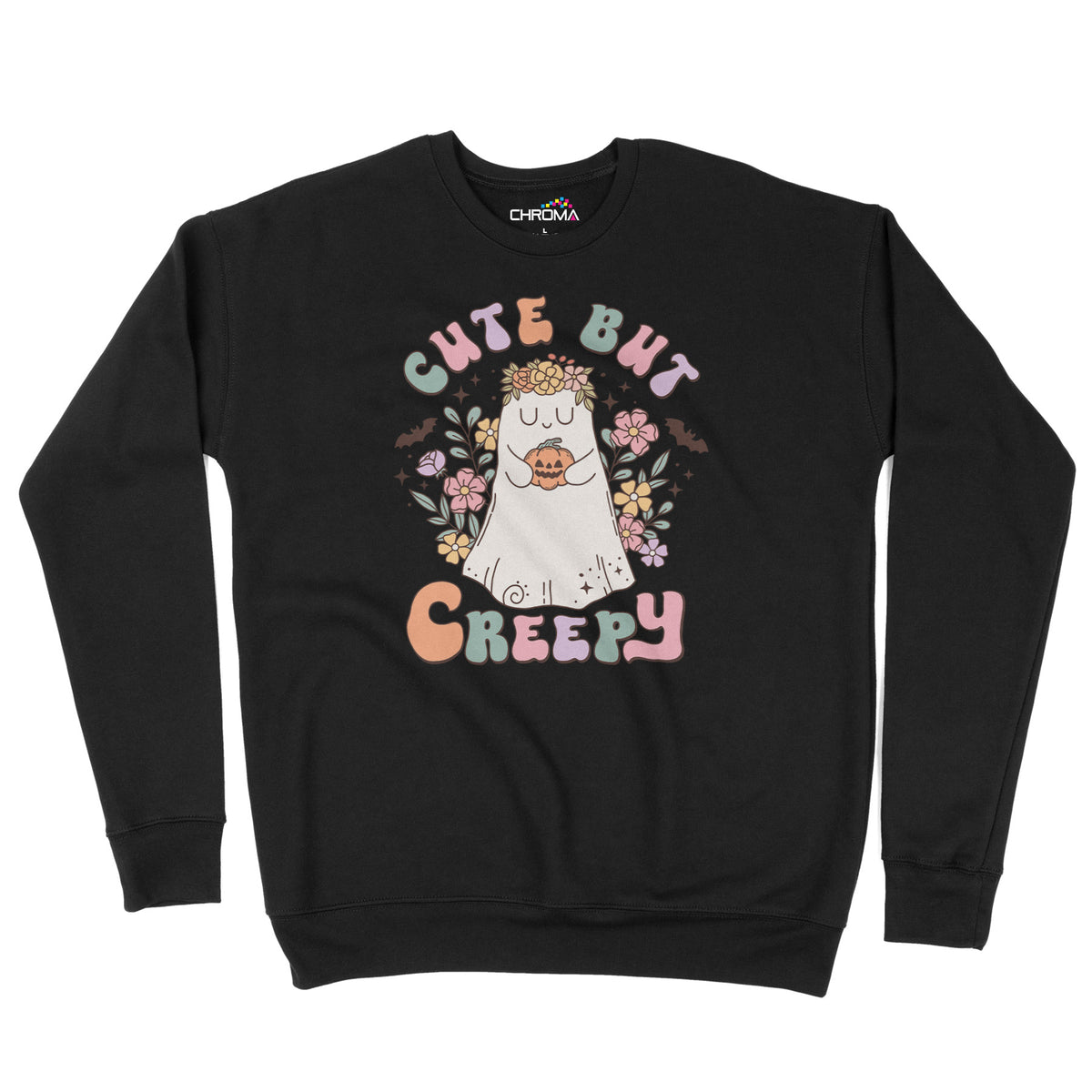 Cute But Creepy | Unisex Adult Sweatshirt | Premium Halloween Clothing Chroma Clothing