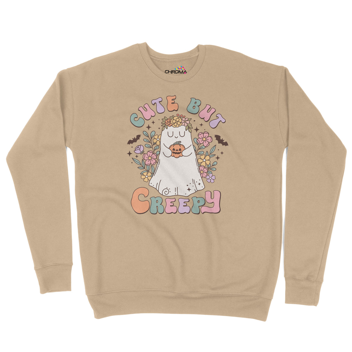 Cute But Creepy | Unisex Adult Sweatshirt | Premium Halloween Clothing Chroma Clothing