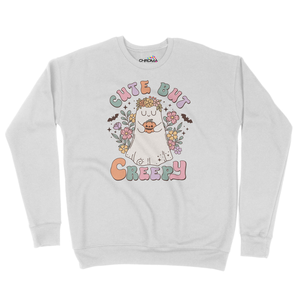 Cute But Creepy | Unisex Adult Sweatshirt | Premium Halloween Clothing Chroma Clothing