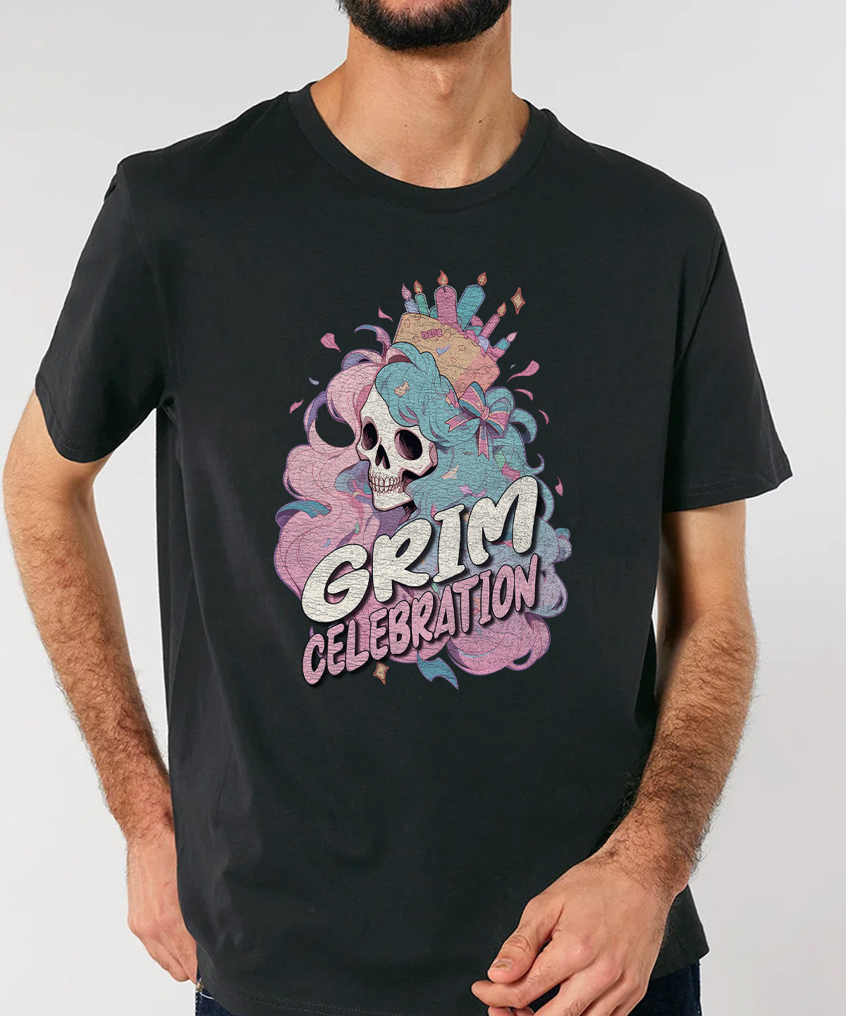 Grim Celebration | Vintage Christmas Rocker T-Shirt Chroma Clothing