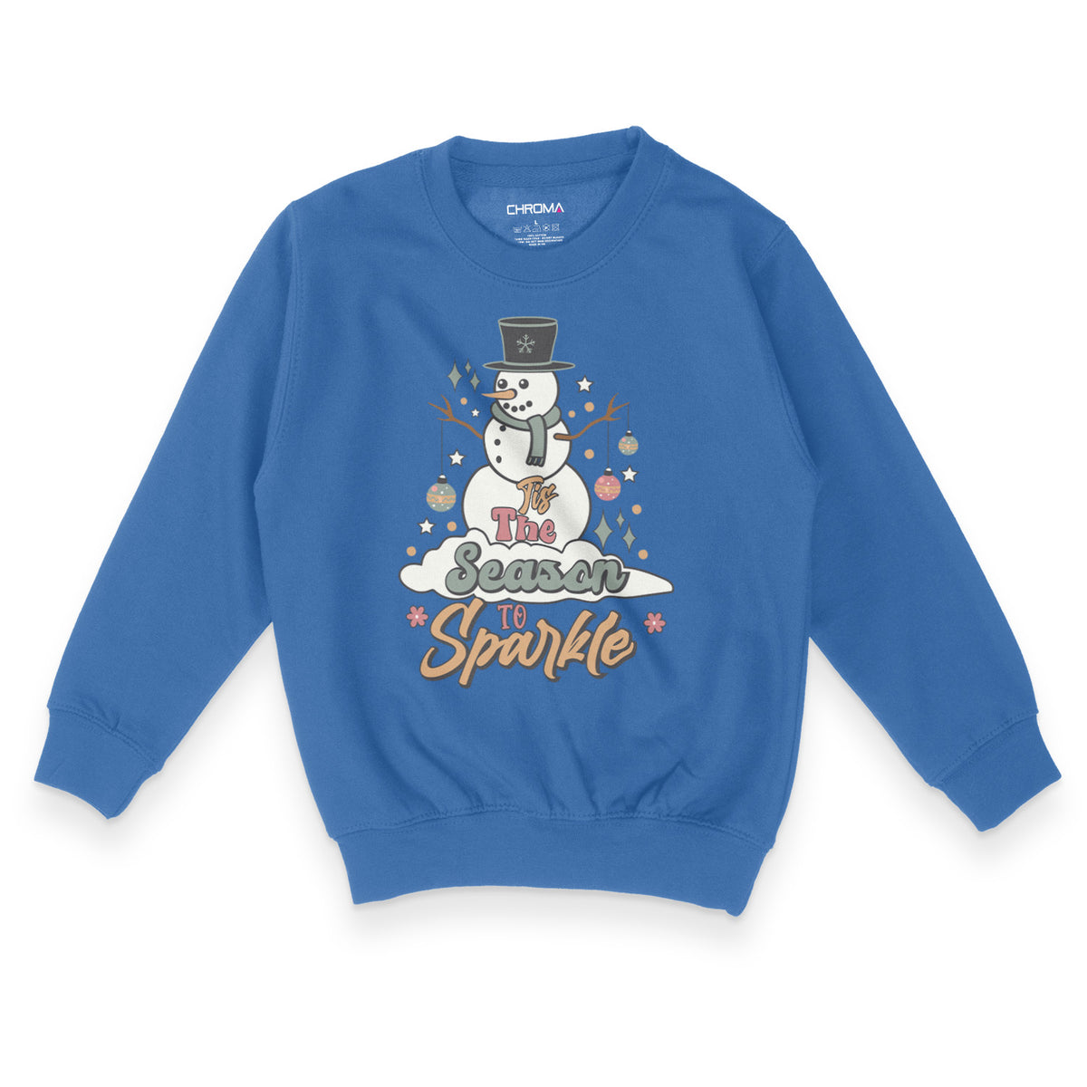 Tis The Season To Sparkle | Kid's Christmas Sweatshirt Chroma Clothing