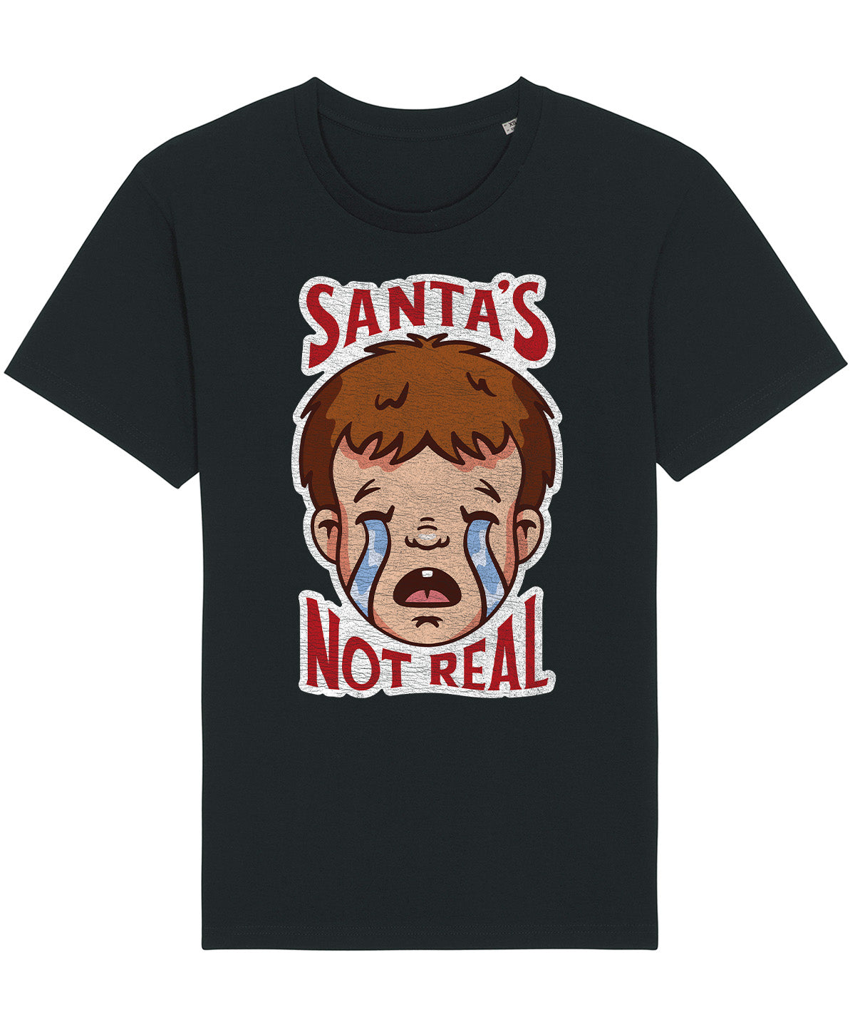 Santa's Not Real | Vintage Christmas Rocker T-Shirt