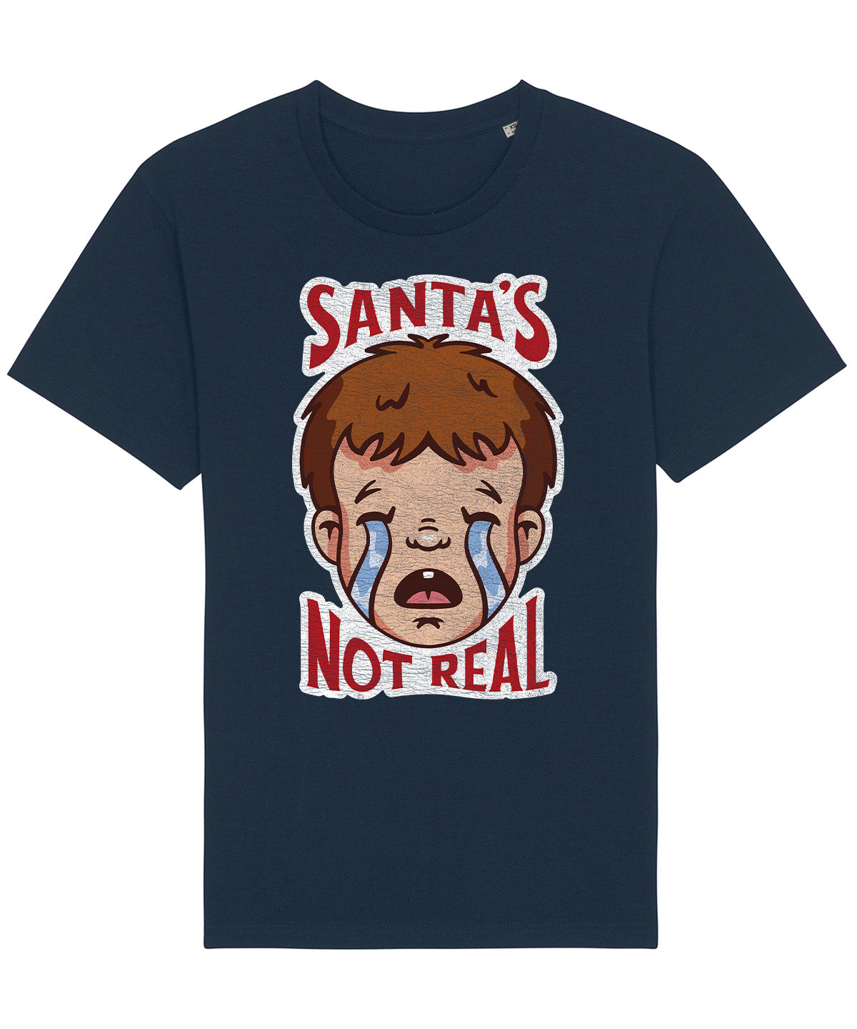 Santa's Not Real | Vintage Christmas Rocker T-Shirt