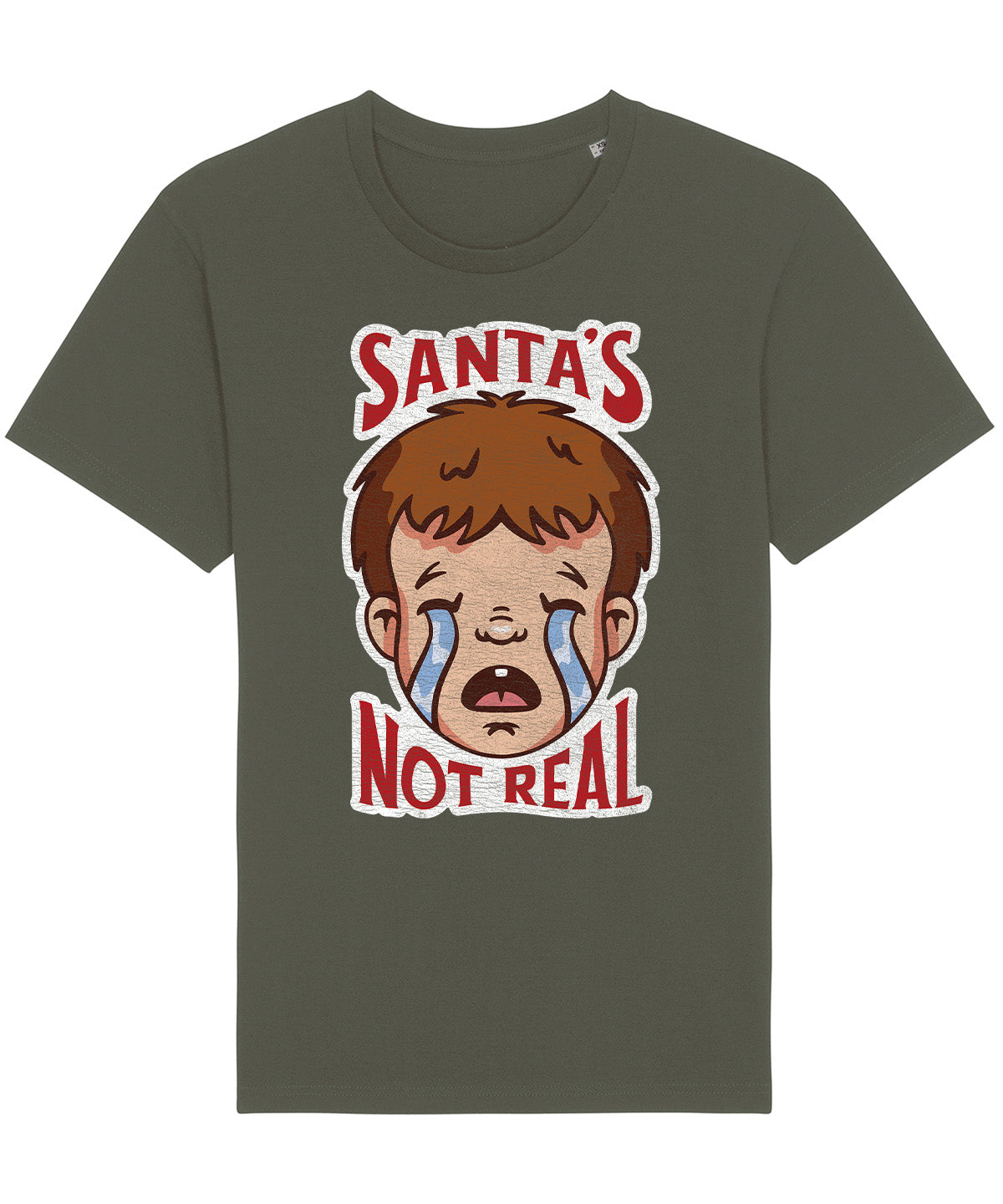 Santa's Not Real | Vintage Christmas Rocker T-Shirt