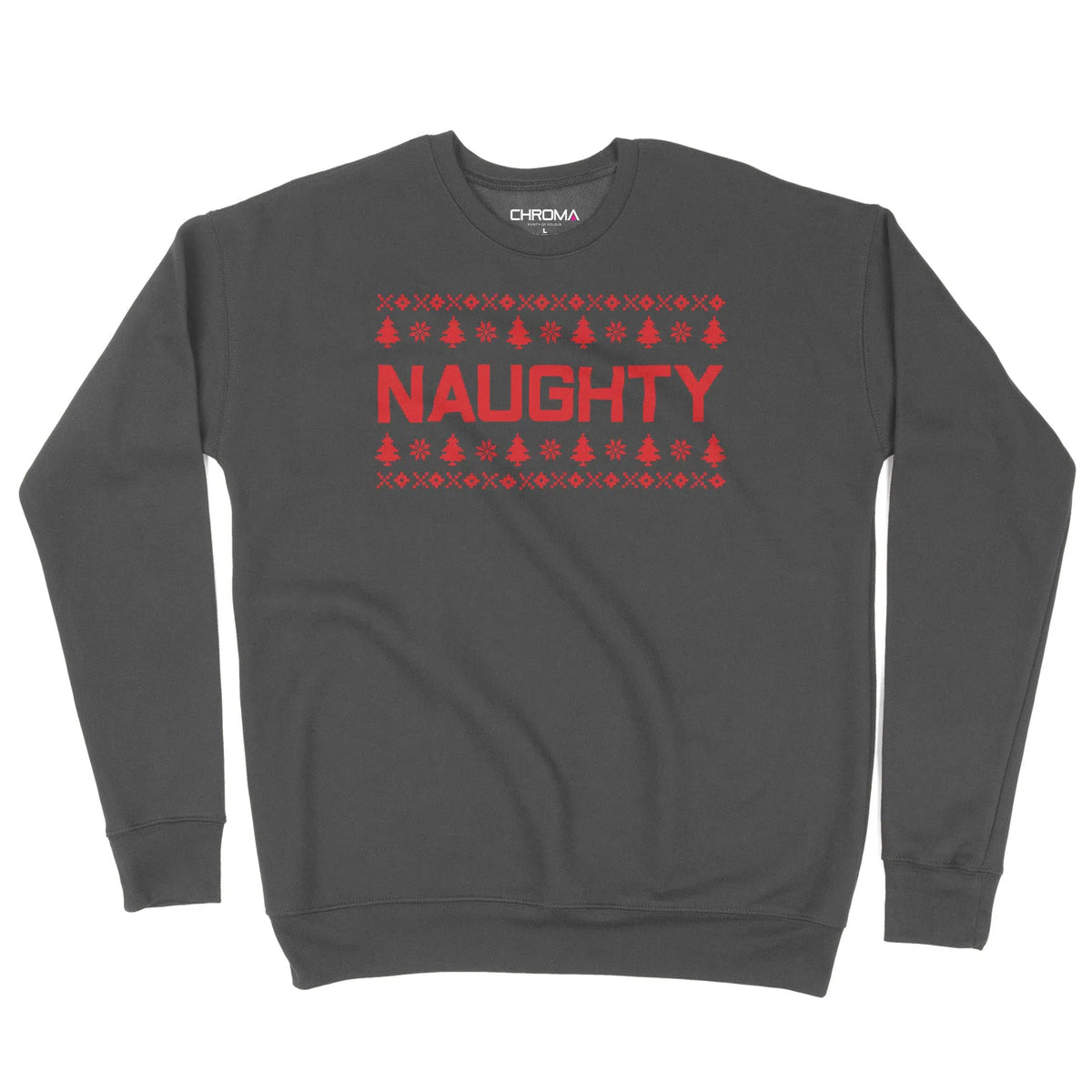 Naughty | Naughty or Nice | Unisex Christmas Sweater Chroma Clothing