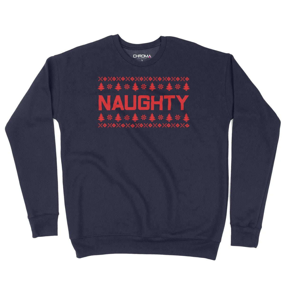 Naughty | Naughty or Nice | Unisex Christmas Sweater Chroma Clothing