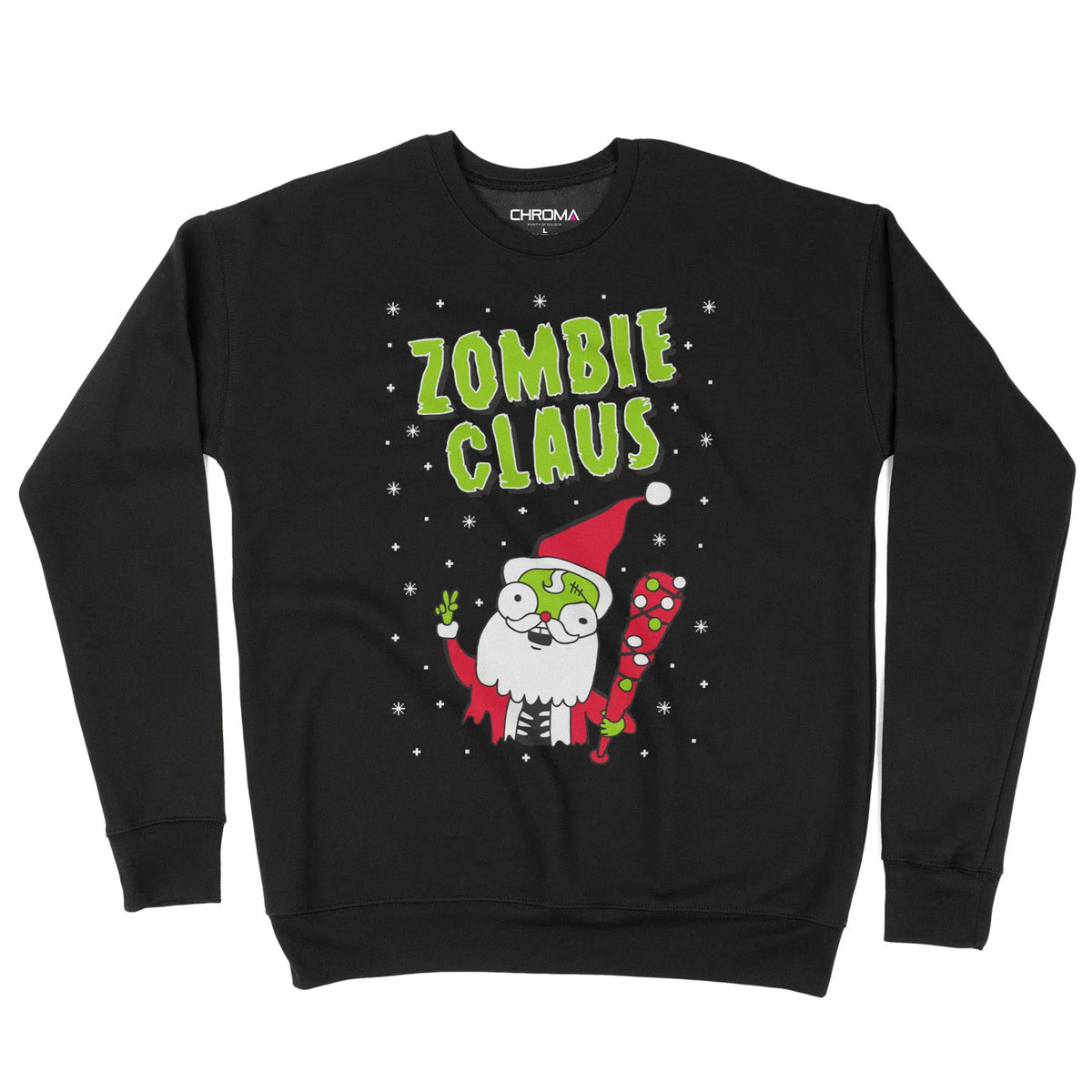 Zombie Claus Santa | Unisex Christmas Sweater Chroma Clothing