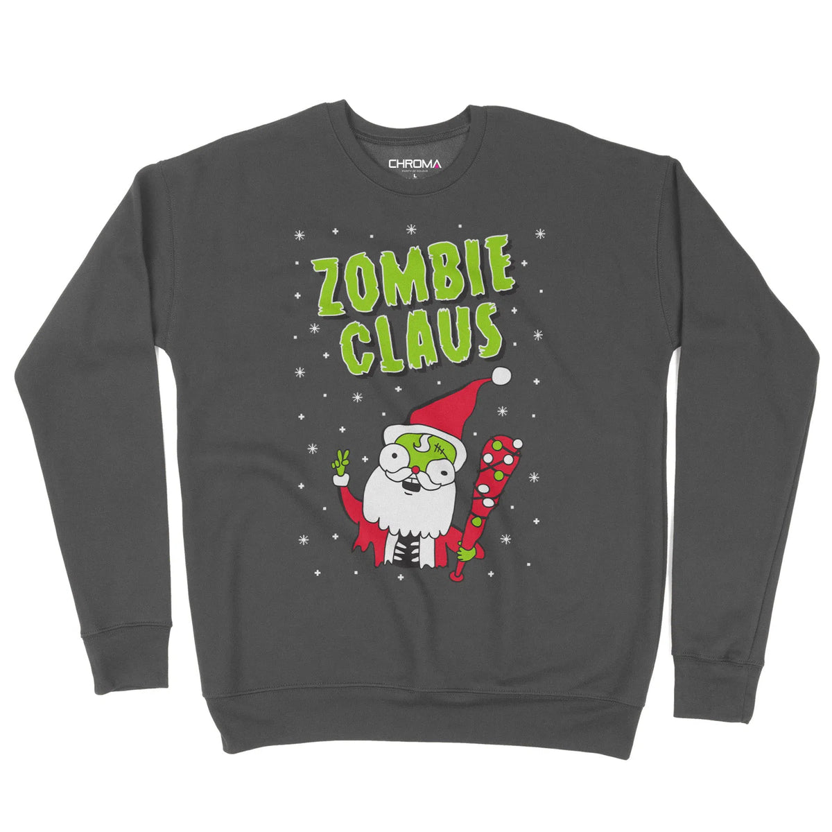 Zombie Claus Santa | Unisex Christmas Sweater Chroma Clothing