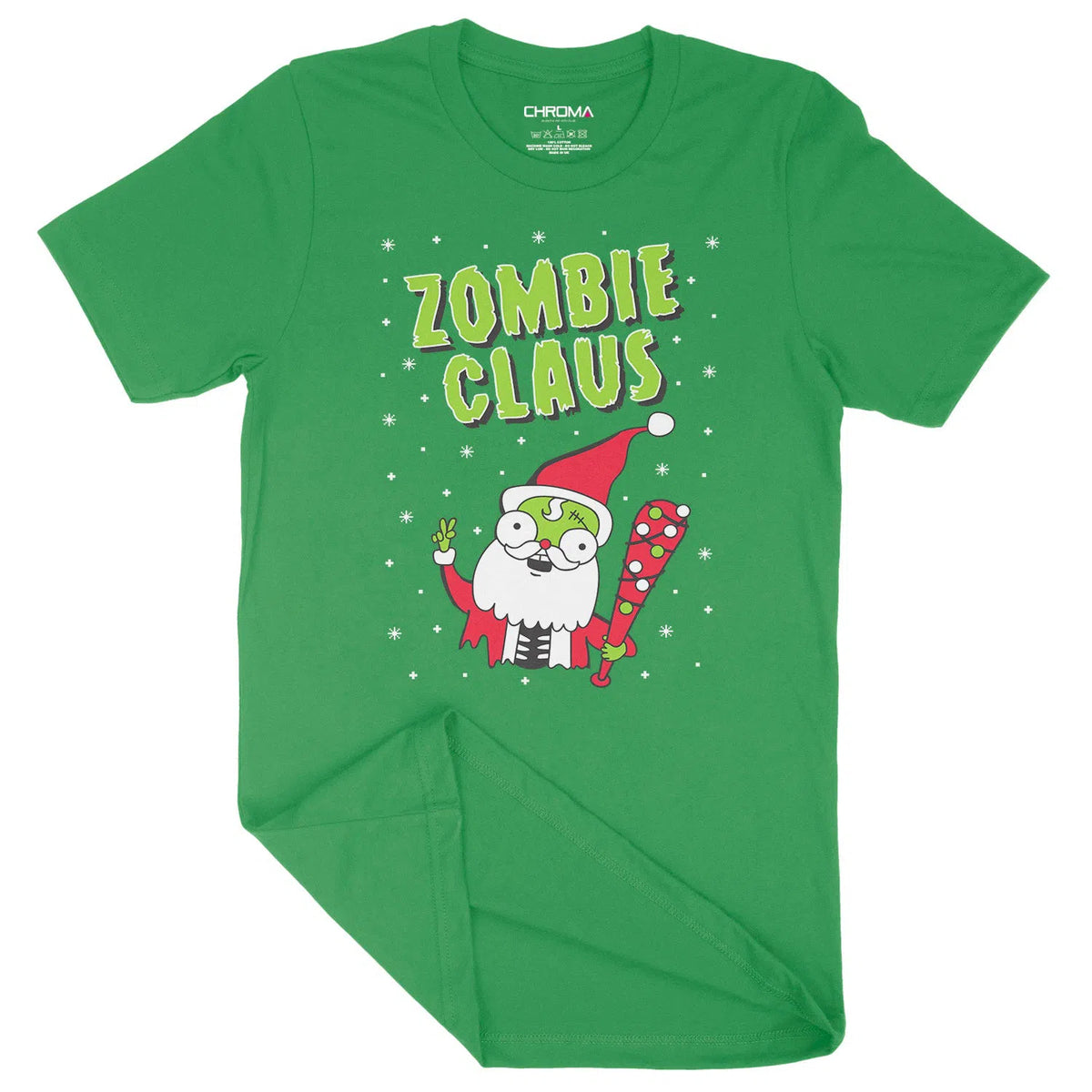 Zombie Claus Santa | Unisex Christmas T-Shirt Chroma Clothing