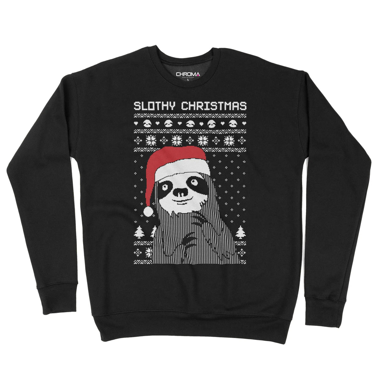 Slothy Christmas | Unisex Christmas Sweater Chroma Clothing