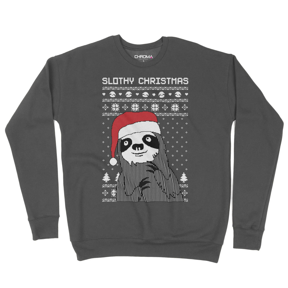 Slothy Christmas | Unisex Christmas Sweater Chroma Clothing