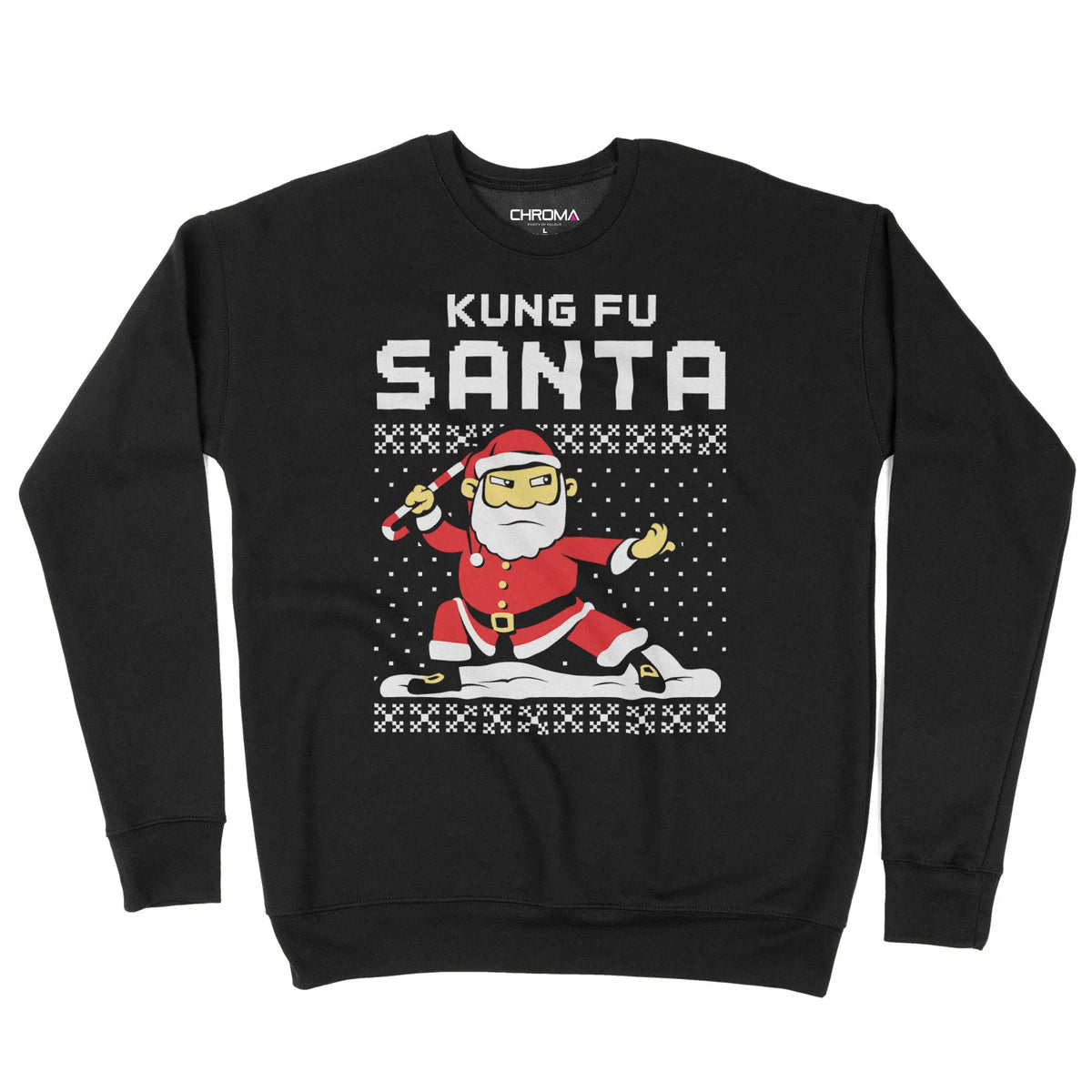 Kung Fu Santa | Unisex Christmas Sweater Chroma Clothing