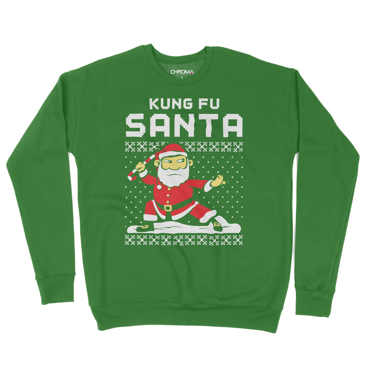 Kung Fu Santa | Unisex Christmas Sweater Chroma Clothing