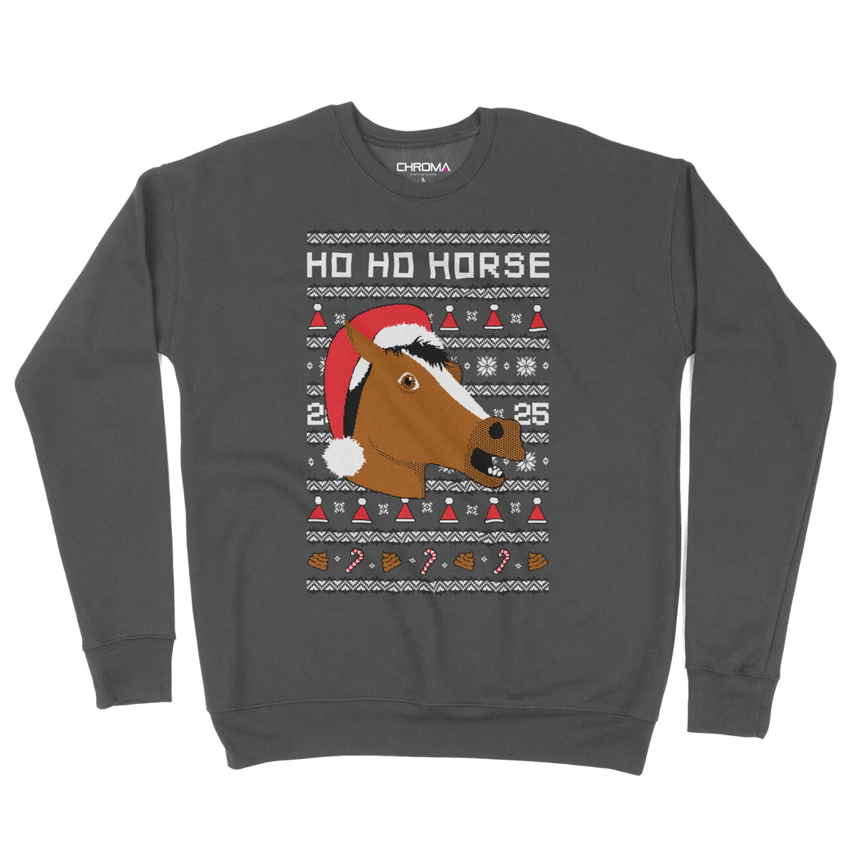 Ho Ho Horse | Unisex Christmas Sweater Chroma Clothing