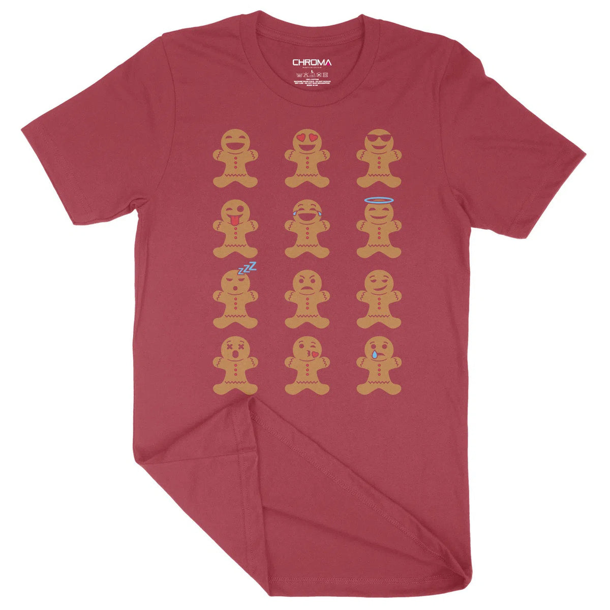 Gingerbread Family | Unisex Christmas T-Shirt Chroma Clothing