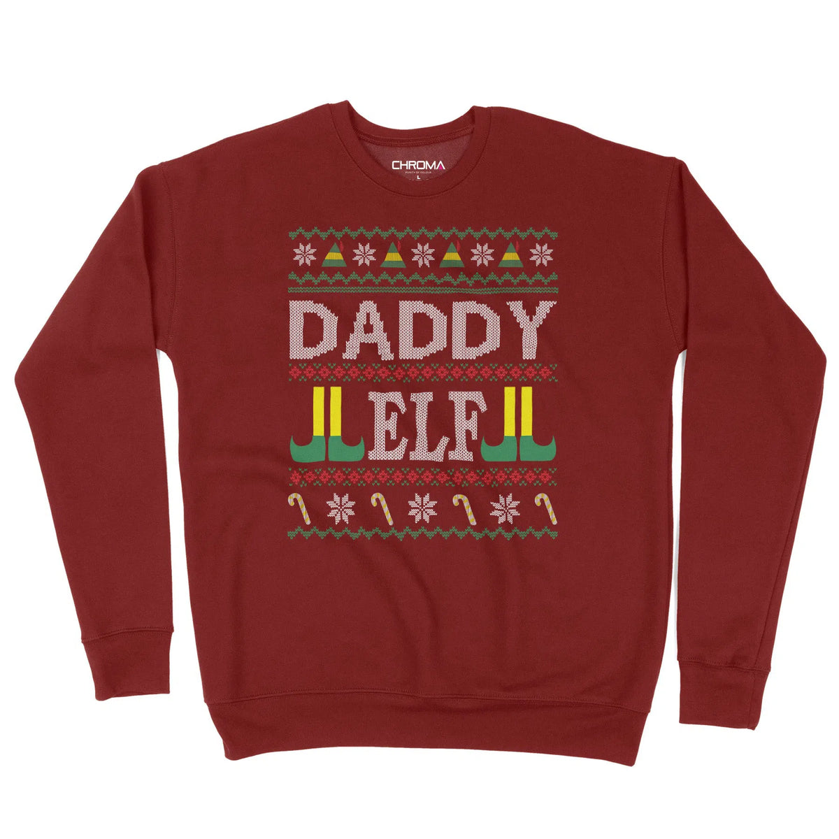 Daddy Elf | Unisex Christmas Sweater Chroma Clothing