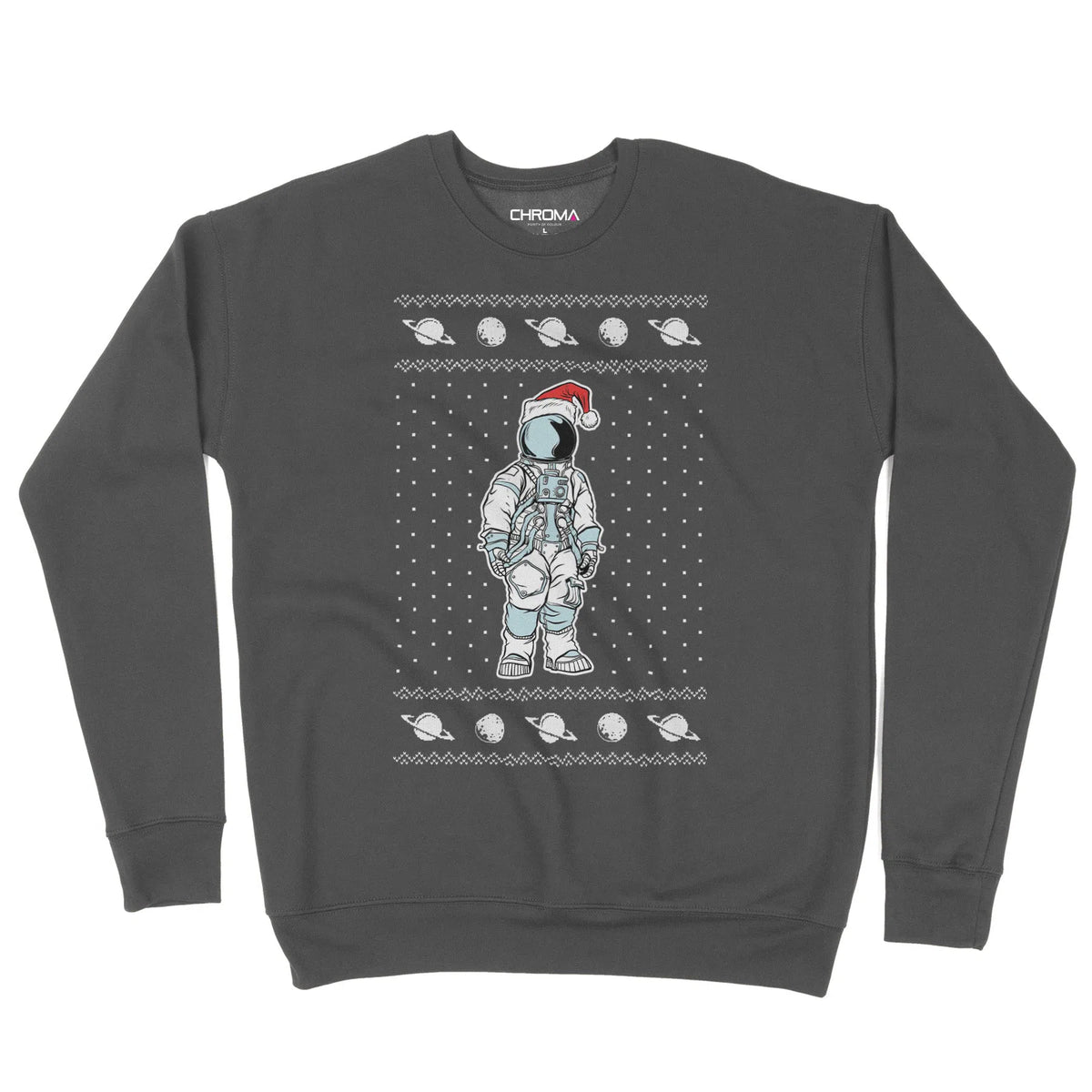 Spaceman Santa Hat | Unisex Christmas Sweater Chroma Clothing