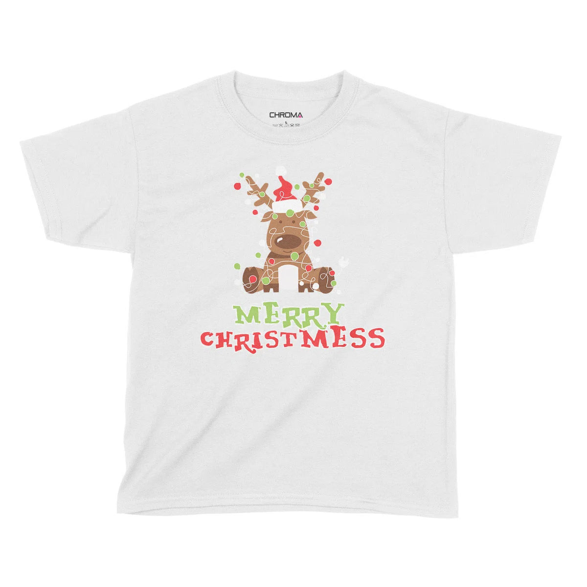 Merry Christmess | Kids Christmas T-Shirt Chroma Clothing