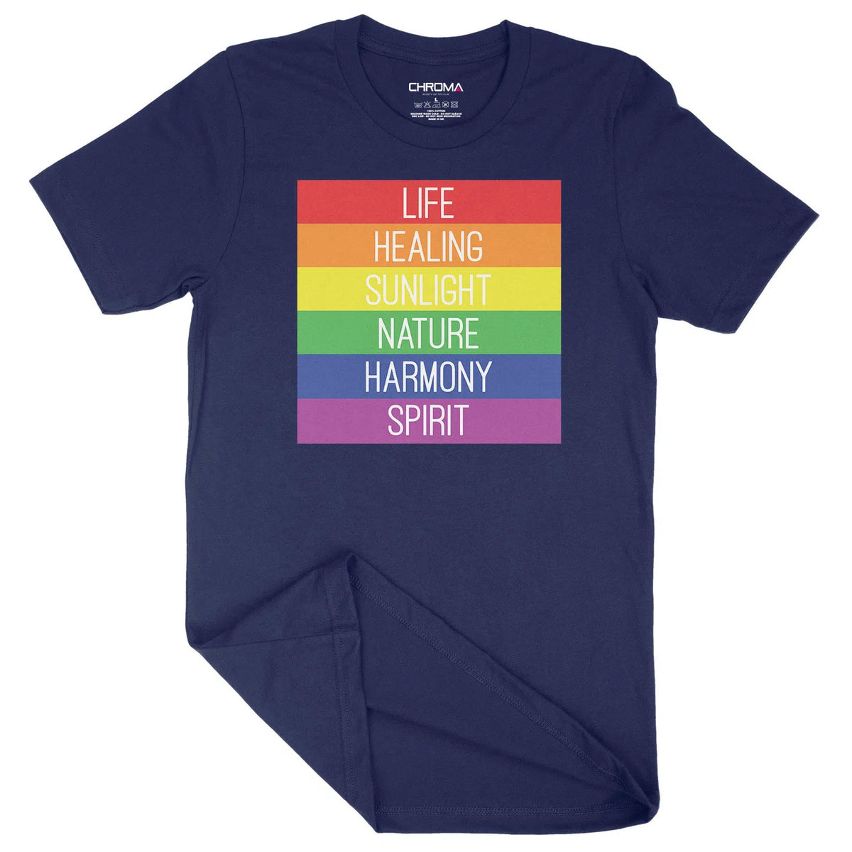 Life Healing Sunlight Spirit LGBTQ | Unisex Adult T-Shirt Chroma Clothing