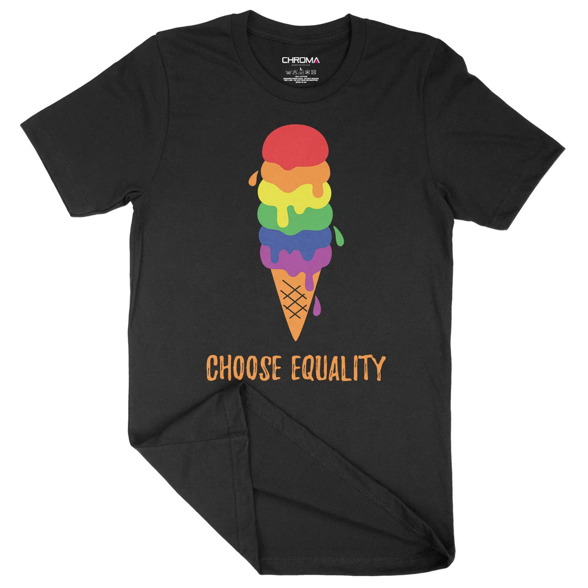 Choose Equality LGBTQ | Unisex Adult T-Shirt Chroma Clothing