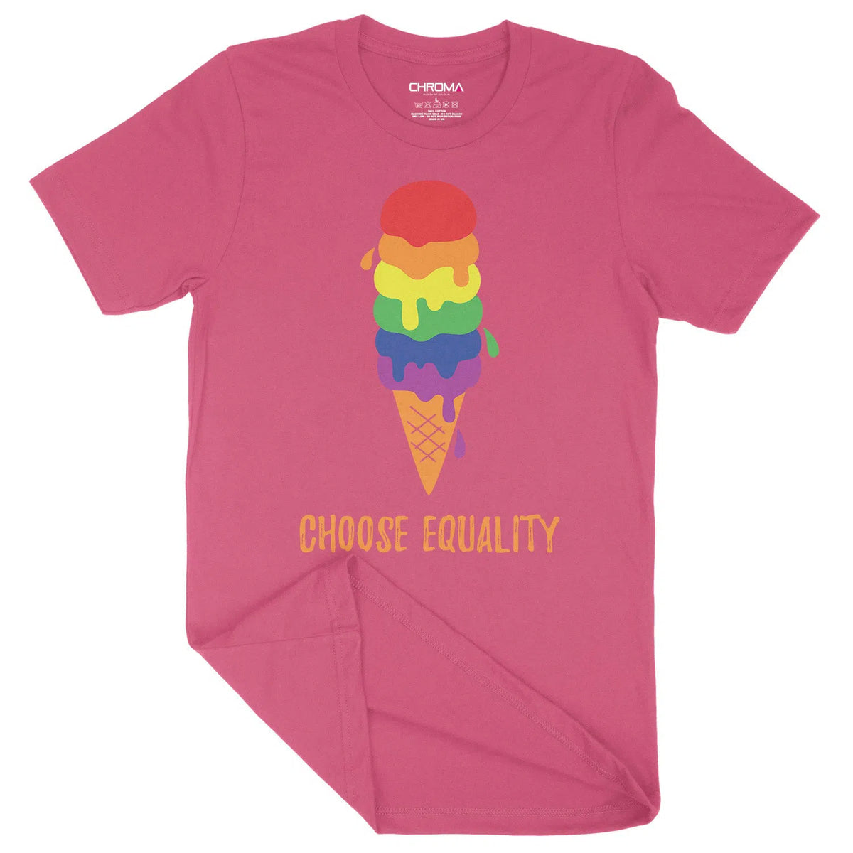 Choose Equality LGBTQ | Unisex Adult T-Shirt Chroma Clothing