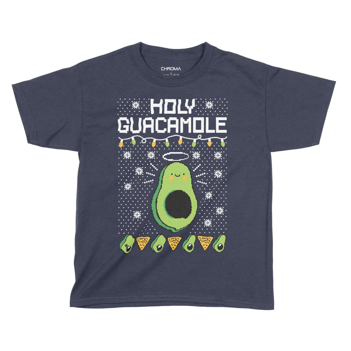 Holy Guacamole Festive Fun | Kids Christmas T-Shirt Chroma Clothing