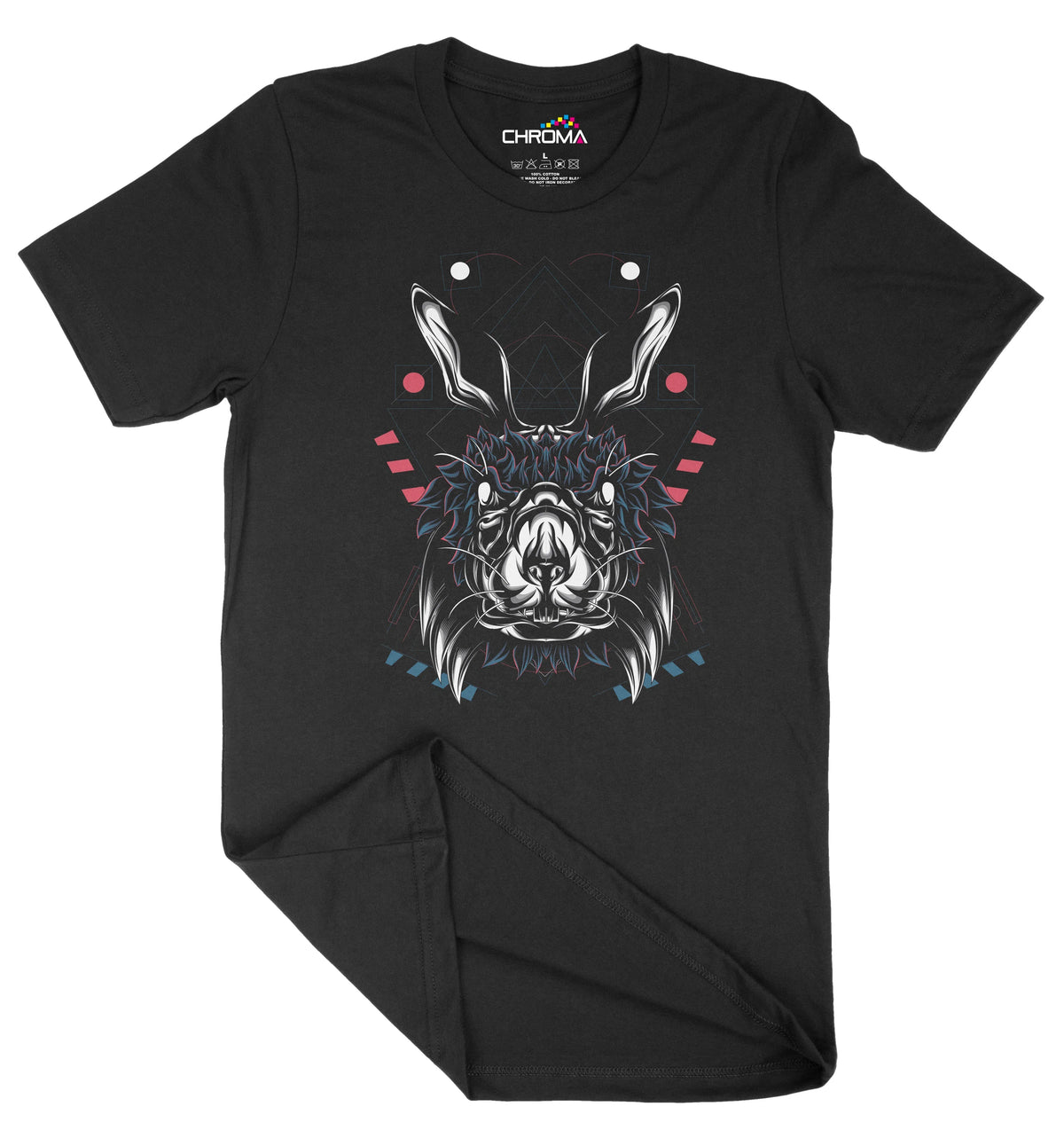 Abstract Rabbit Unisex Adult T-Shirt | Premium Quality Streetwear Chroma Clothing