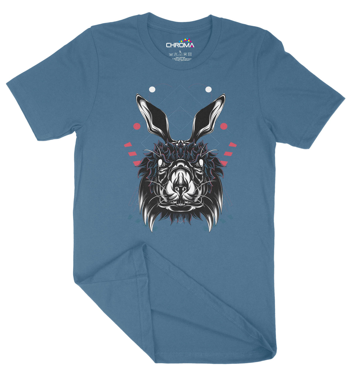 Abstract Rabbit Unisex Adult T-Shirt | Premium Quality Streetwear Chroma Clothing