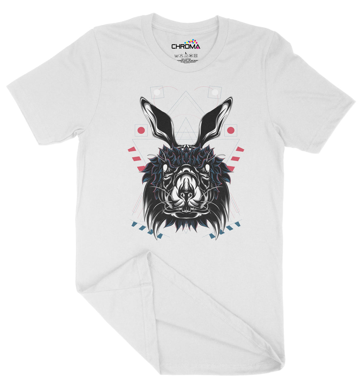 Abstract Rabbit Unisex Adult T-Shirt | Premium Quality Streetwear Chroma Clothing